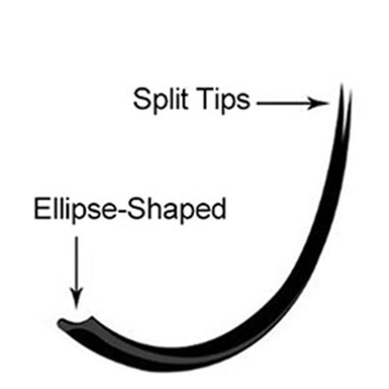 BY 0.15/0.20MM Ellipse Flat lash