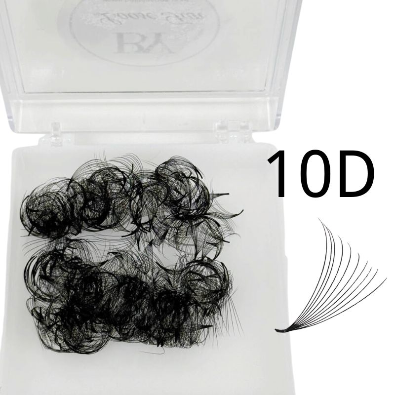 0.07 10D D curl 300pcs fan 