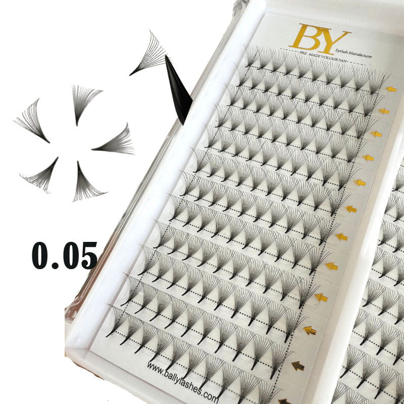 BY 0.05 Middle Stem Premade Fan Lash