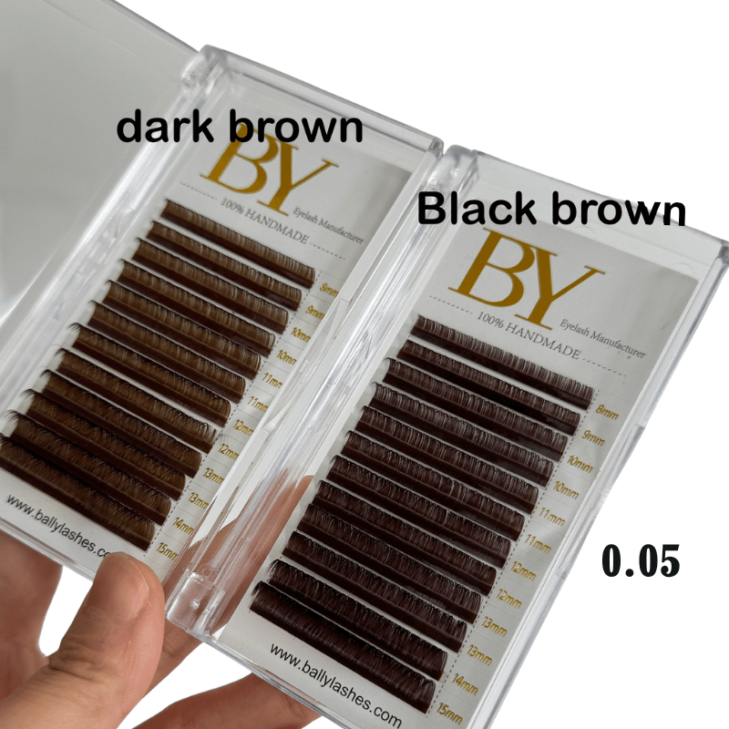 BY 0.05 Thickness Brown Volume Lashes