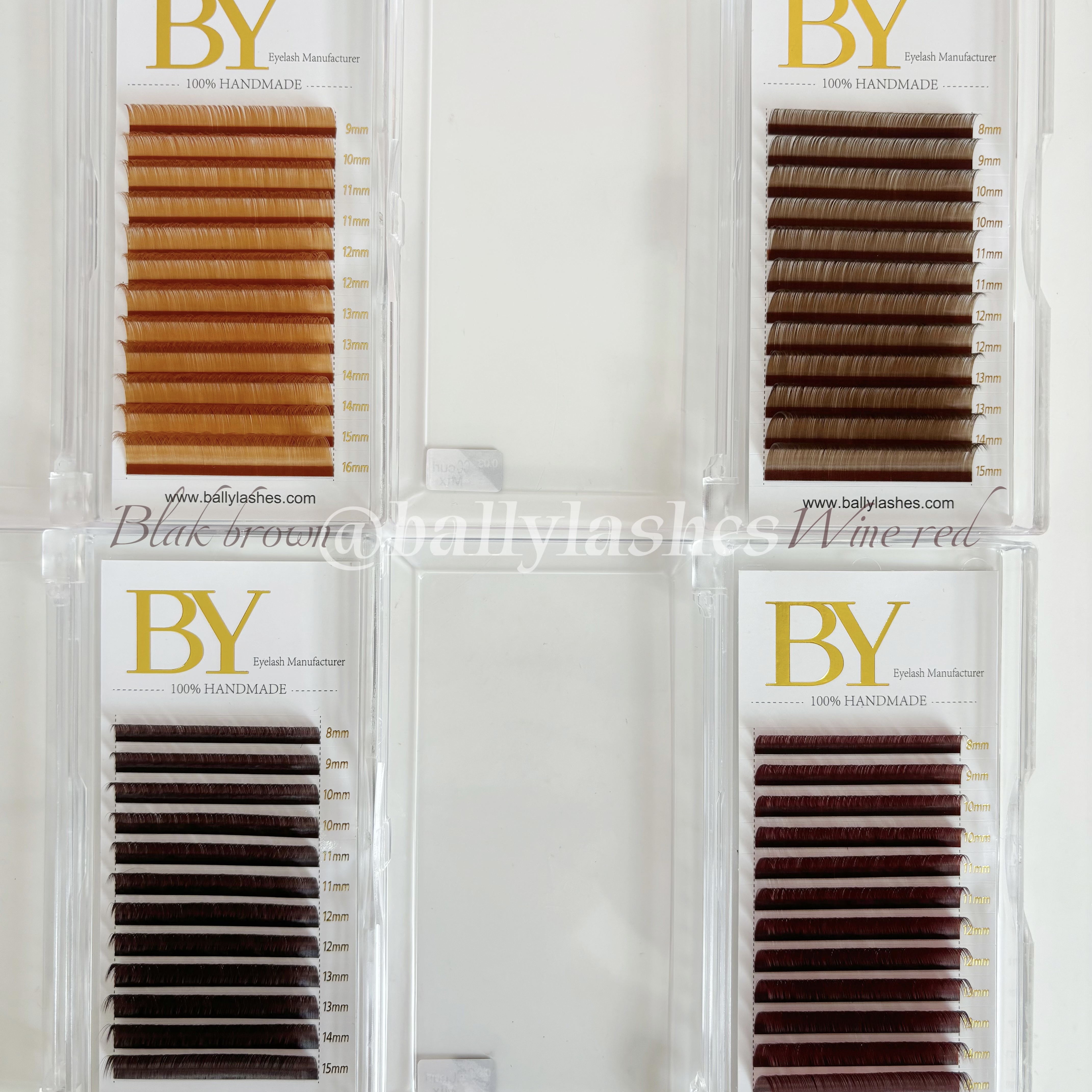 BY 0.05 Thickness Brown Volume Lashes