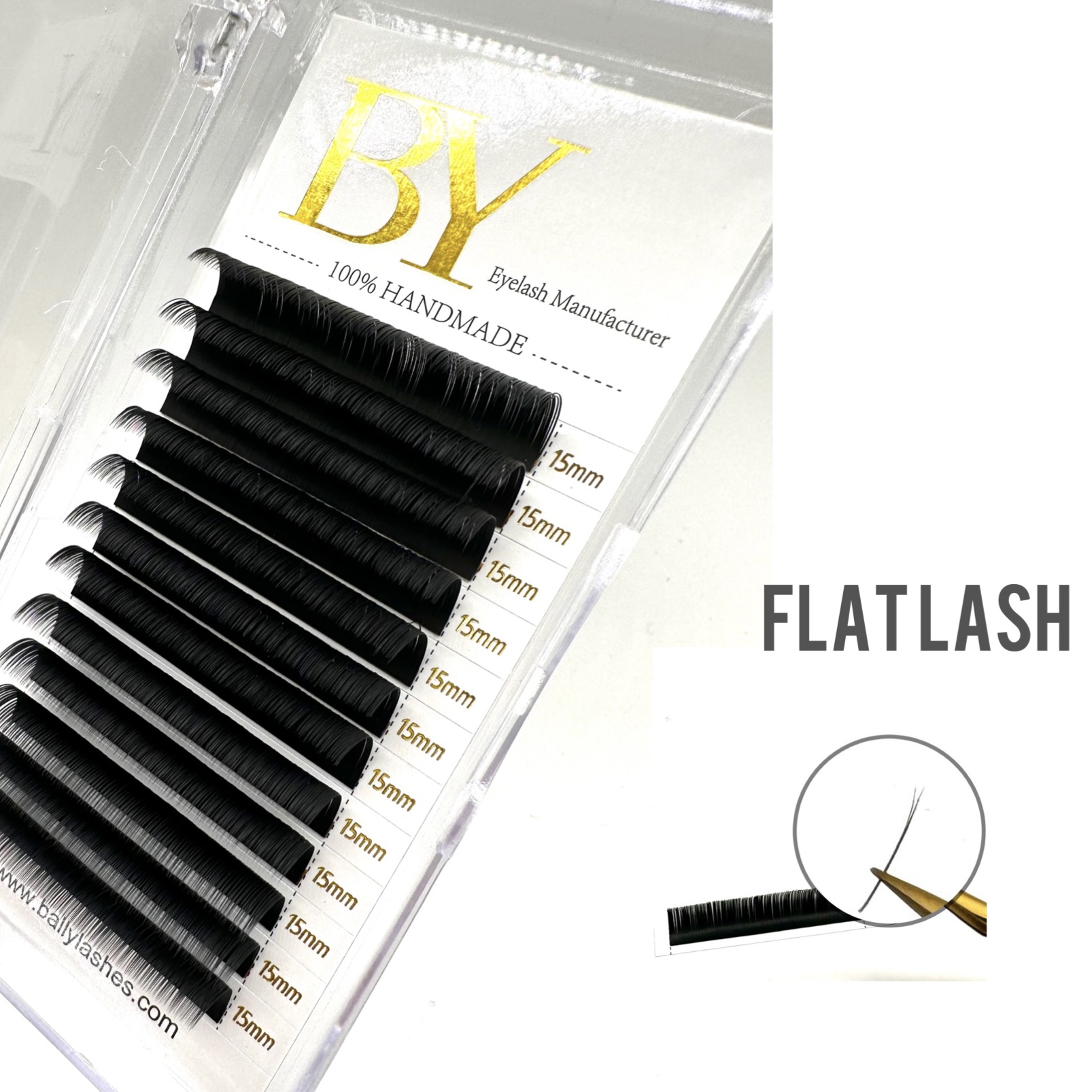 BY 0.15/0.20MM Ellipse Flat lash
