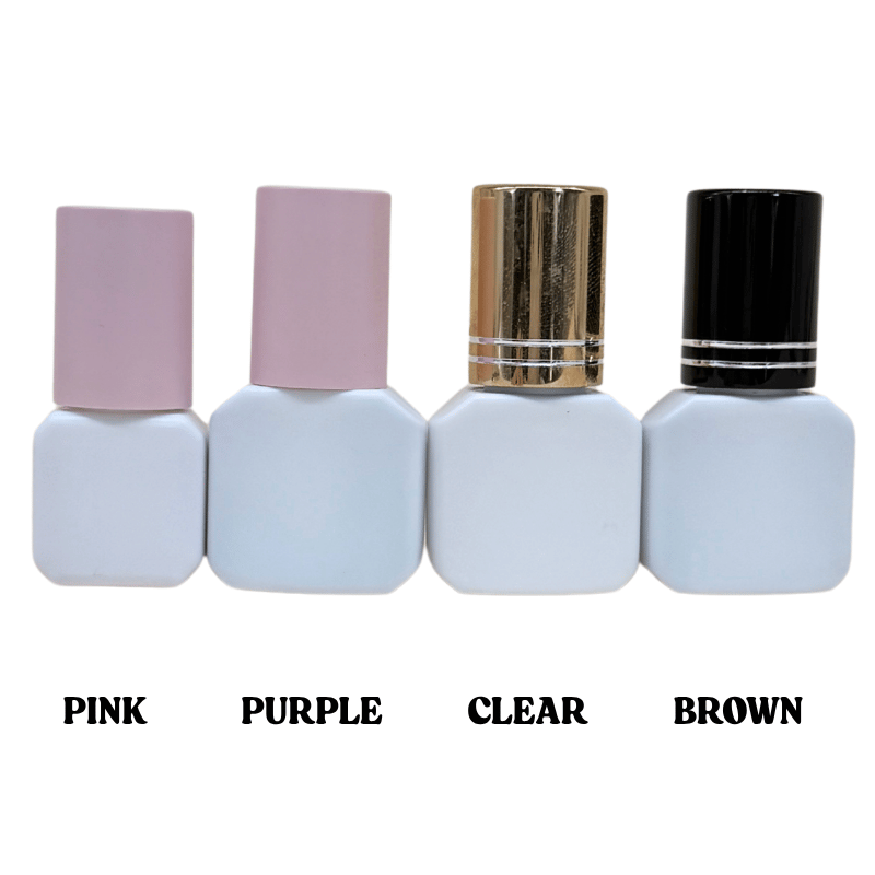 BY BY Blue, Purple, Clear, Pink 1s Lash Glue 